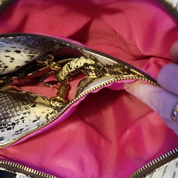 Nicole Miller Snake Pattern Tote Bag - Picture 7 of 9